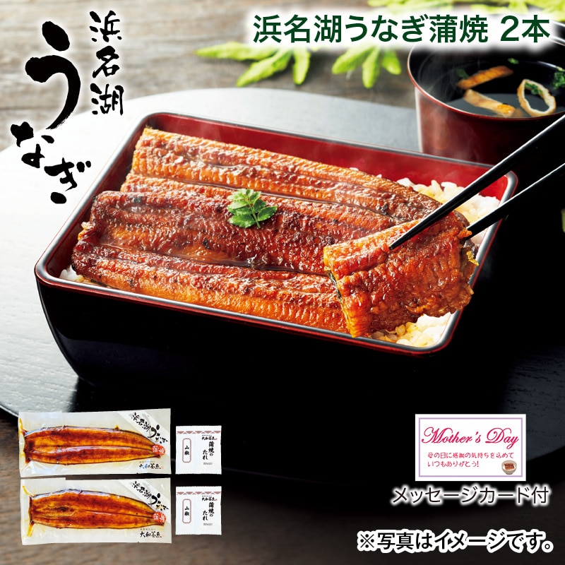 母の日 浜名湖うなぎ蒲焼 2本 送料込み