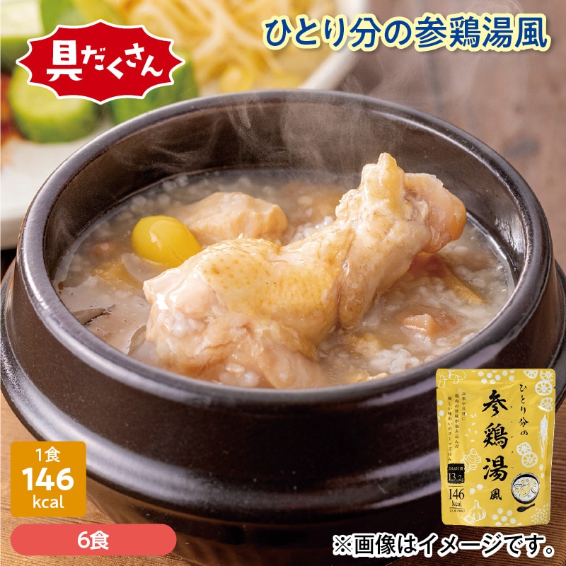 ひとり分の参鶏湯風 送料込み