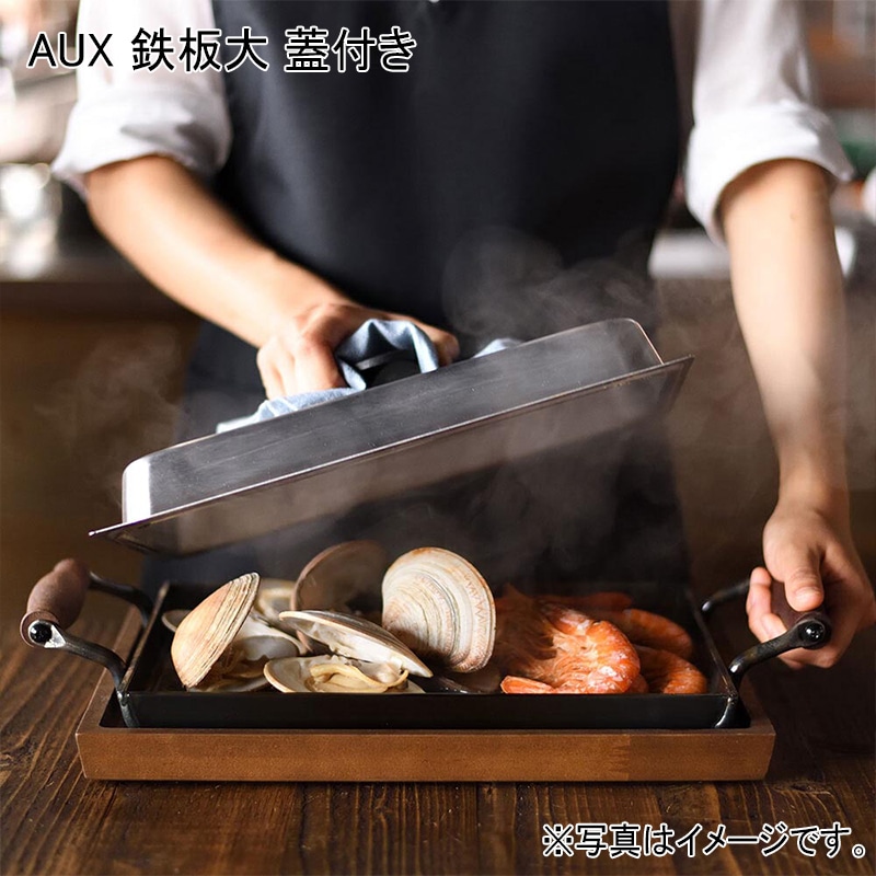 鉄板大　角蓋付き