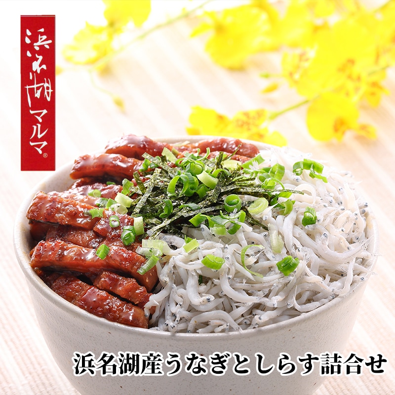 浜名湖産うなぎ蒲焼と遠州灘産しらす詰合せ 送料込
