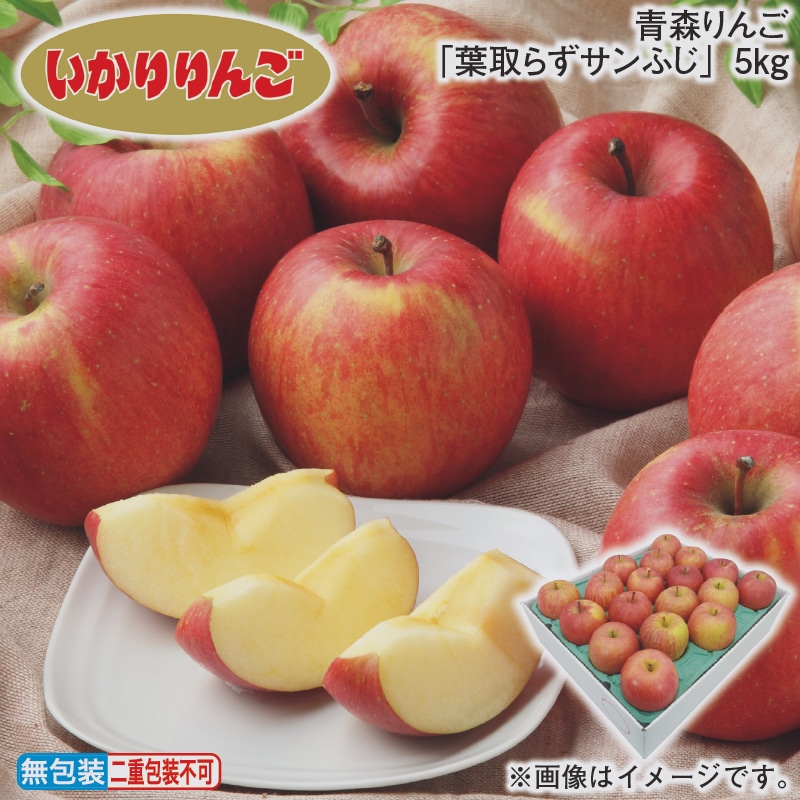 お歳暮 青森りんご「葉取らずサンふじ」５ｋｇ 冬ギフト 送料込み