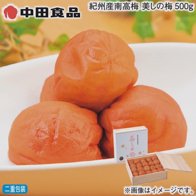 お歳暮 紀州産南高梅　美しの梅５００ｇ 冬ギフト 送料込み