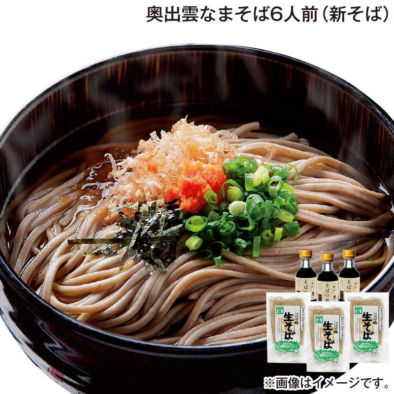 お歳暮 奥出雲なまそば６人前（新そば） 送料込み