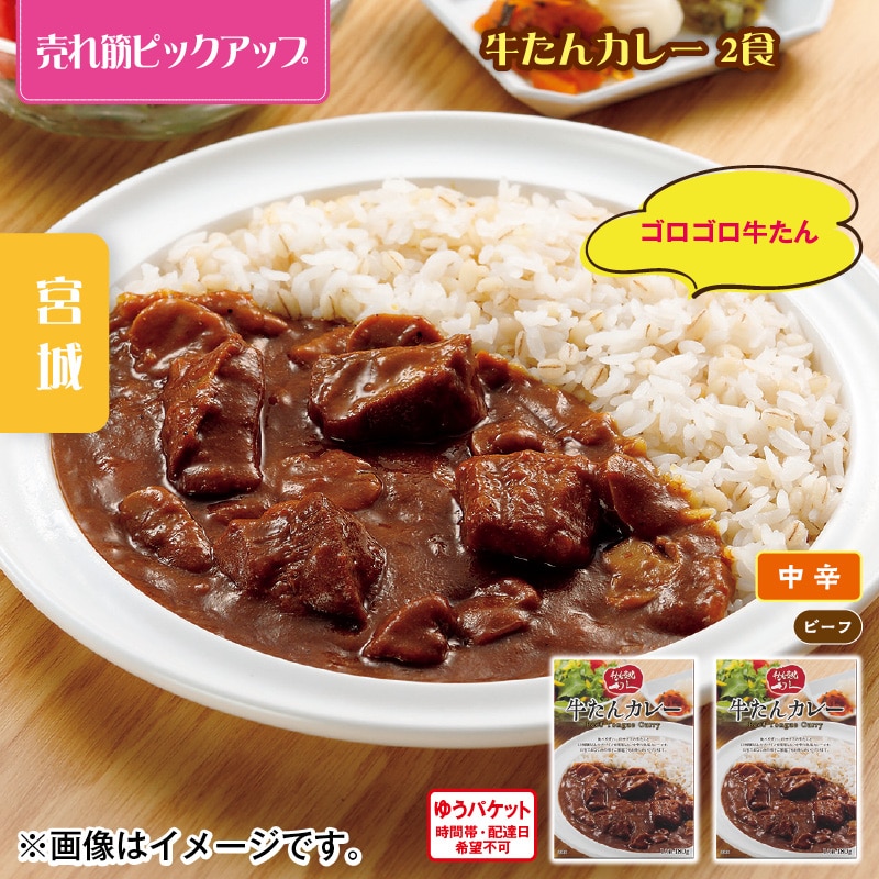 牛たんカレー　２食 送料込み