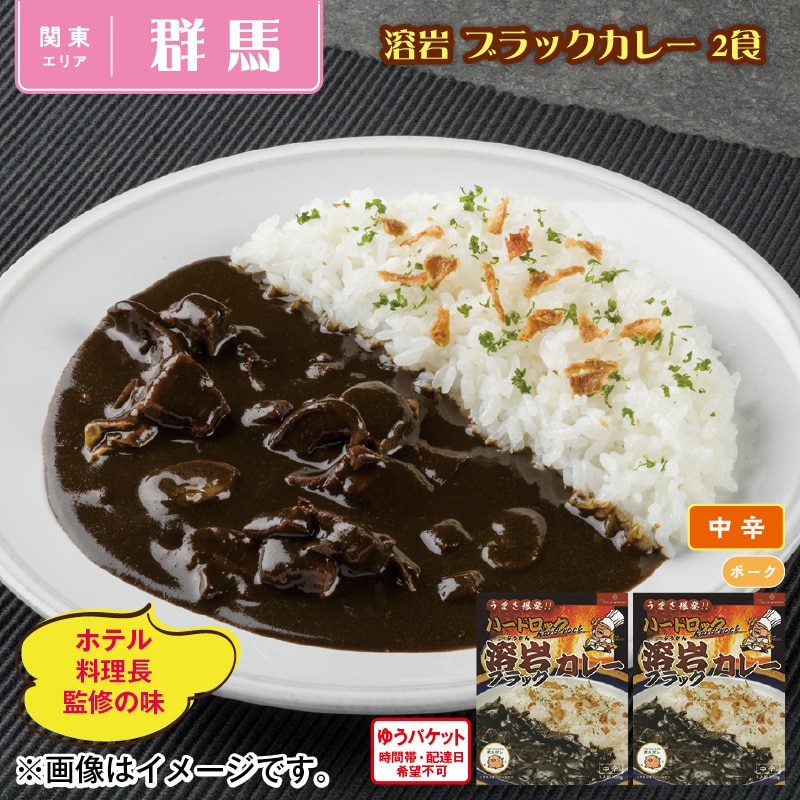 溶岩　ブラックカレー　２食 送料込み