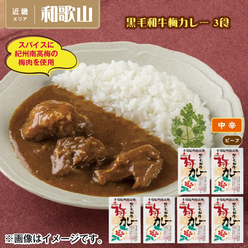 黒毛和牛梅カレー　６食 送料込み