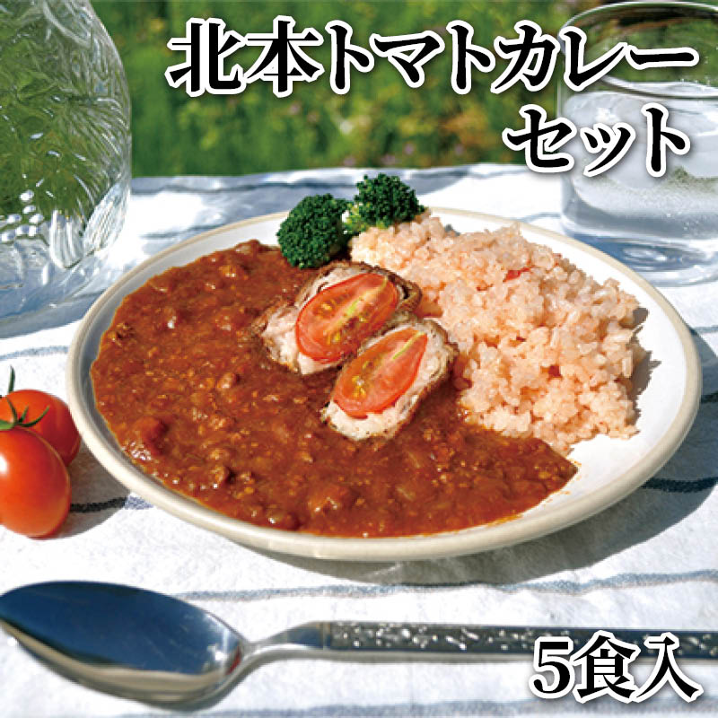 北本トマトカレーセット（５食入） 送料込み