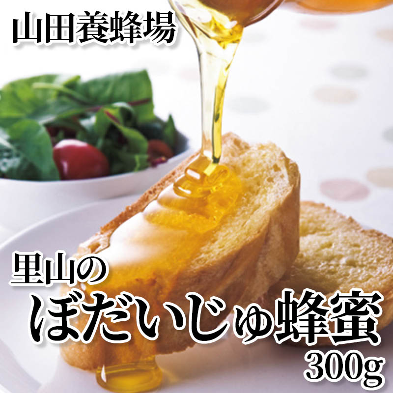 山田養蜂場　里山のぼだいじゅ蜂蜜　３００ｇ 送料込み