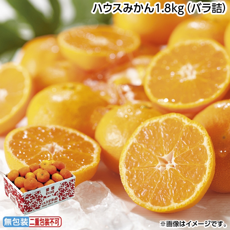 お中元 ハウスみかん１．８ｋｇ（バラ詰） 御中元 夏ギフト ギフト 贈答 送料込み