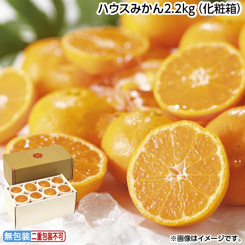 お中元 ハウスみかん２．２ｋｇ（化粧箱） 御中元 夏ギフト ギフト 贈答 送料込み