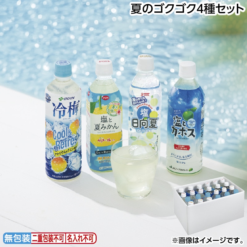 お中元 夏のゴクゴク４種セット 御中元 夏ギフト ギフト 贈答 送料込み