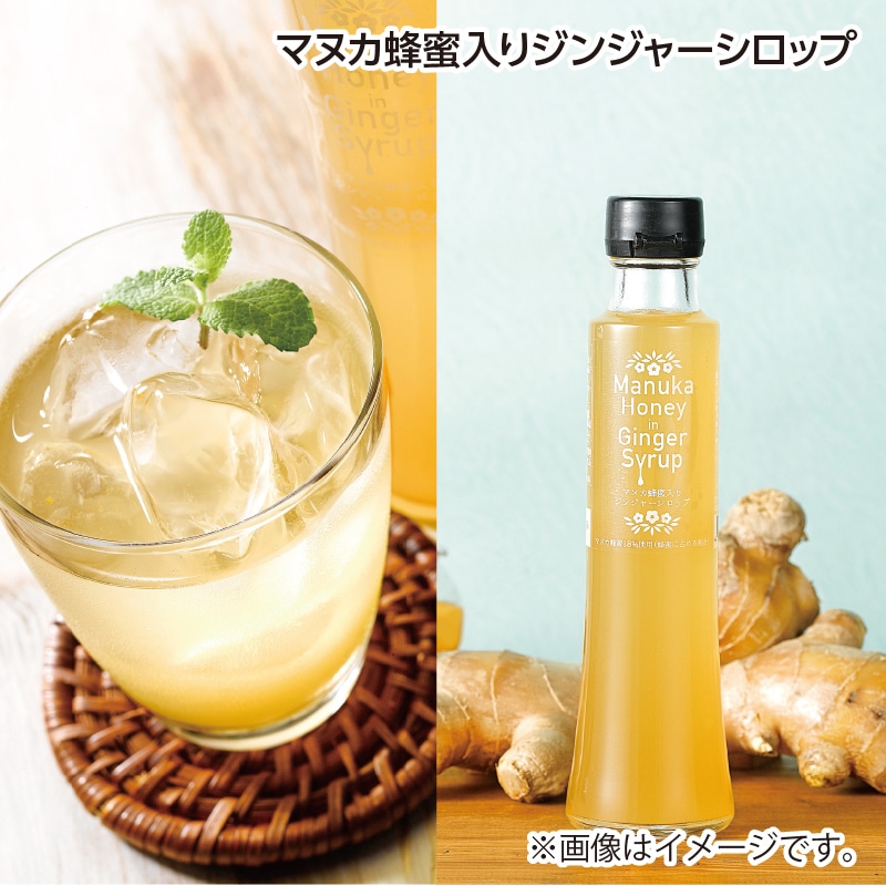 遅れてごめんね父の日 マヌカ蜂蜜入りジンジャーシロップ 送料込み