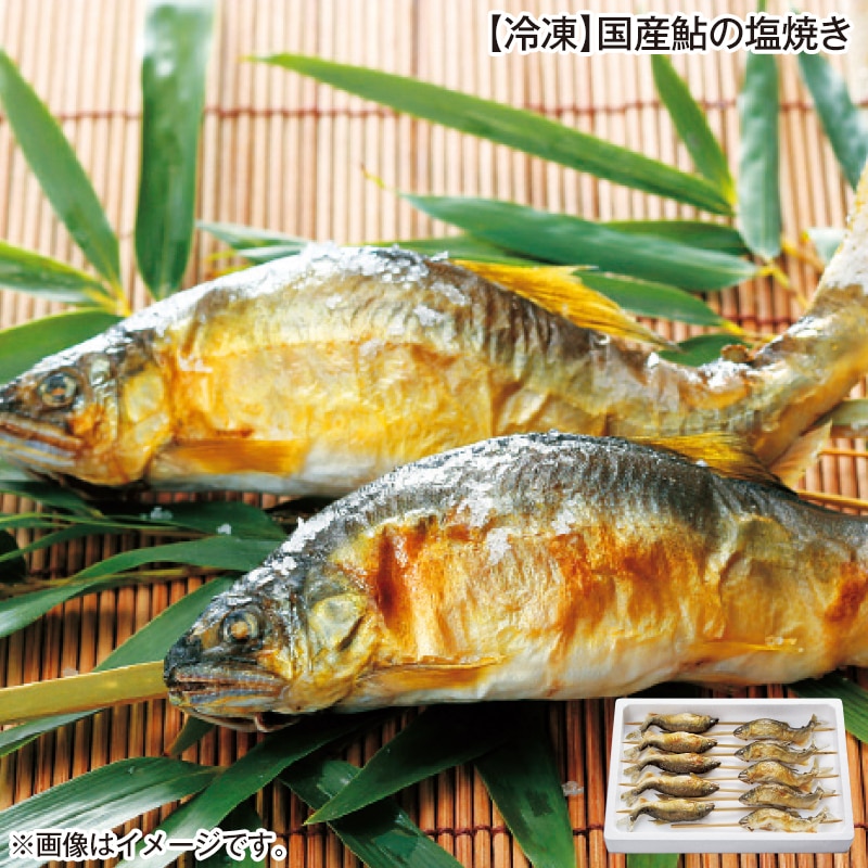 【冷凍】国産鮎の塩焼き 送料込み