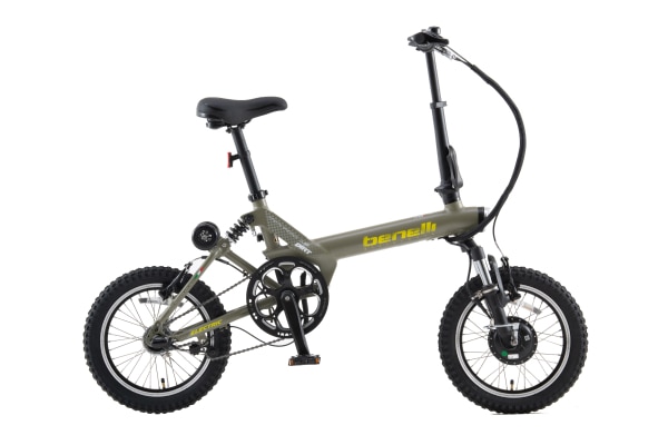 折りたたみ自転車 電動アシスト自転車 BENELLI(ベネリ) miniFold16 DIRT ミリタリーグリーン 16インチ MF16D-MG ミリタリーグリーン 16インチ