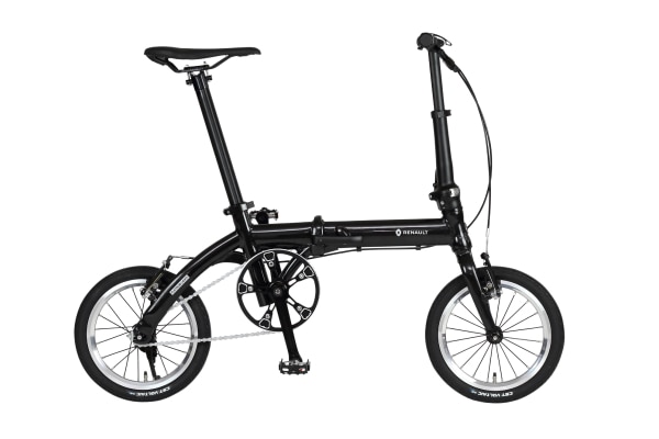 折りたたみ自転車 RENAULT PLATINUM LIGHT6 Glass Black 14インチ