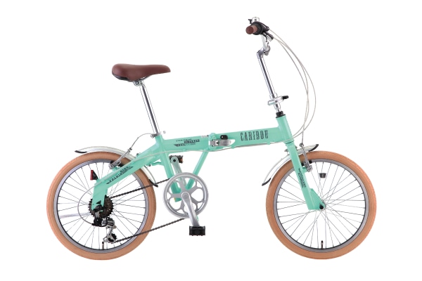 折りたたみ自転車 SAKAMOTO TECHNO(サカモトテクノ) カリブーライト 6S アクアマリン 20インチ 20-6ALFN-CLFF