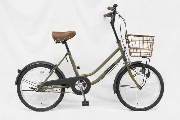 ミニベロ（小径車） シティサイクル・ママチャリ cyma(サイマ) CURIOUS mini つや消しオリーブ 20インチ