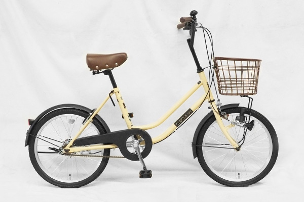 ミニベロ（小径車） シティサイクル・ママチャリ cyma(サイマ) CURIOUS mini つや消しアイボリー 20インチ