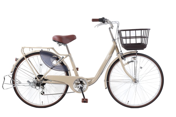 シティサイクル・ママチャリ cyma(サイマ) cyma refine(サイマリファイン) グレージュ 26インチ