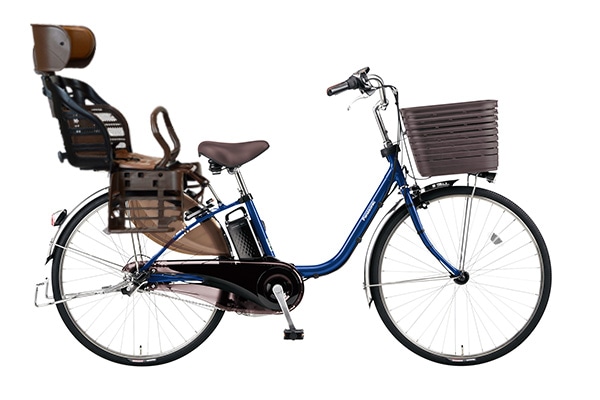 子供乗せ自転車 電動アシスト自転車 Panasonic(パナソニック) ヘッドレスト付きチャイルドシート搭載ビビ・DX Pファインブルー 26インチ 2025年モデル BE-FD633V-C1