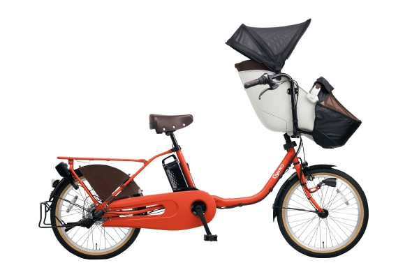 子供乗せ自転車 電動アシスト自転車 Panasonic(パナソニック) ギュット・クルーム・EX レッドオーカー 20インチ 2024年モデル BE-FFE032R