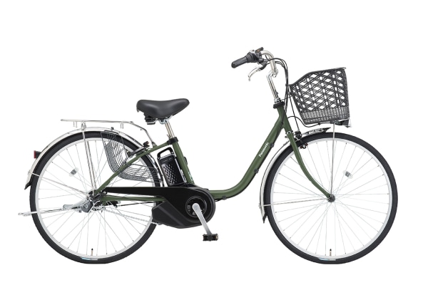 電動アシスト自転車 シティサイクル・ママチャリ Panasonic(パナソニック) ビビ・SX マットモスグリーン 24インチ 2025年モデル BE-FS433G2