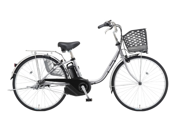 電動アシスト自転車 シティサイクル・ママチャリ Panasonic(パナソニック) ビビ・SX シャイニーシルバー 24インチ 2025年モデル BE-FS433S