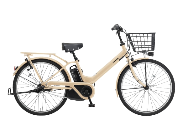 電動アシスト自転車 シティサイクル・ママチャリ Panasonic(パナソニック) ティモ・A マットベージュ 26インチ 2025年モデル BE-FTA634T