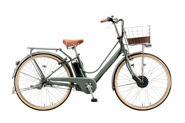 電動アシスト自転車 シティサイクル・ママチャリ BRIDGESTONE(ブリヂストン) カジュナe  M.Xソフトカーキ 26インチ 2024年モデル CE6B44