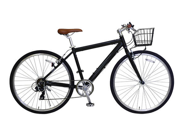 スポーツ車 カゴ付きcyma primer ストリートブラック 700C