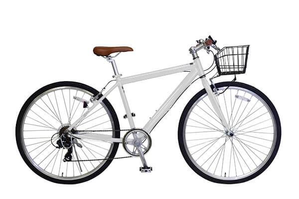 スポーツ車 カゴ付きcyma primer アーバンホワイト 700C