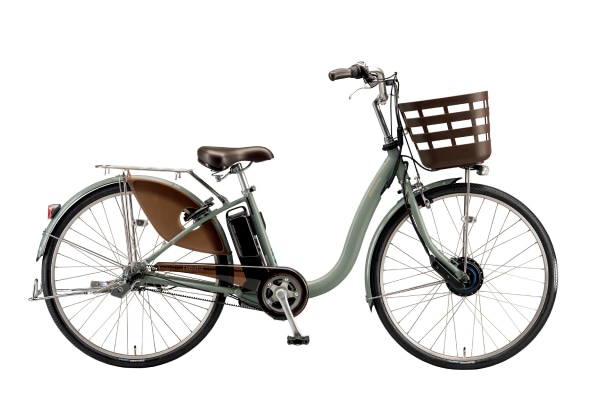 電動アシスト自転車 シティサイクル・ママチャリ BRIDGESTONE(ブリヂストン) フロンティアデラックス M.Xソフトカーキ 24インチ 2025年モデル F4DB45