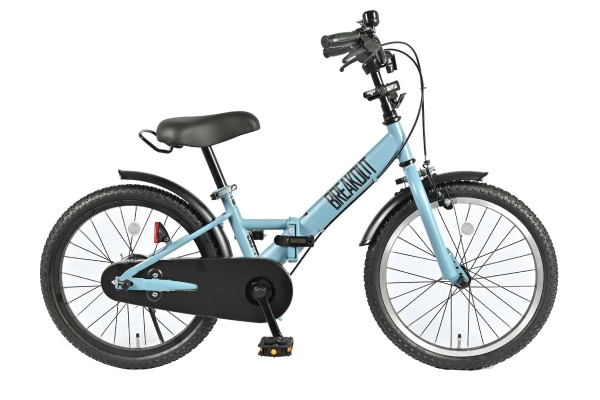 こども用自転車 折りたたみ自転車 サカイサイクル ブレイクアウトキッズ・フォールディング フラットブルーグレー 18インチ FBB18BRO
