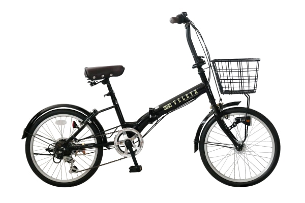 折りたたみ自転車 武田産業 CHACLE VELETA ブラック 20インチ 2023年モデル FDV-CCB206VT-HD