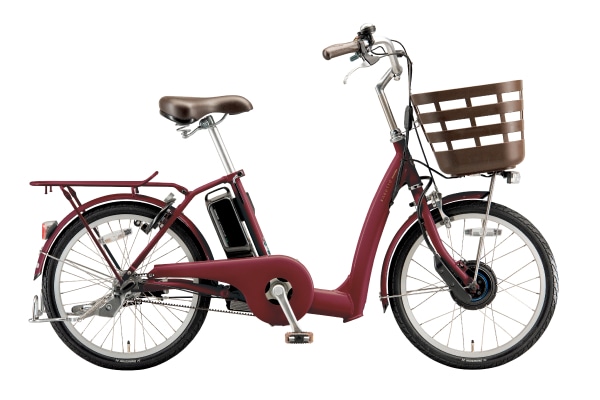 電動アシスト自転車 シティサイクル・ママチャリ BRIDGESTONE(ブリヂストン) ラクット T.Xルビーレツド 24インチ 2025年モデル RK4B45