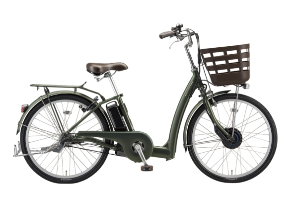 電動アシスト自転車 シティサイクル・ママチャリ BRIDGESTONE(ブリヂストン) ラクット T.Xジェードオリーブ 24インチ 2025年モデル RK4B45