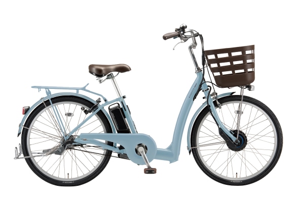 電動アシスト自転車 シティサイクル・ママチャリ BRIDGESTONE(ブリヂストン) ラクット T.Xマットブルーグレイ 24インチ 2025年モデル RK4B45