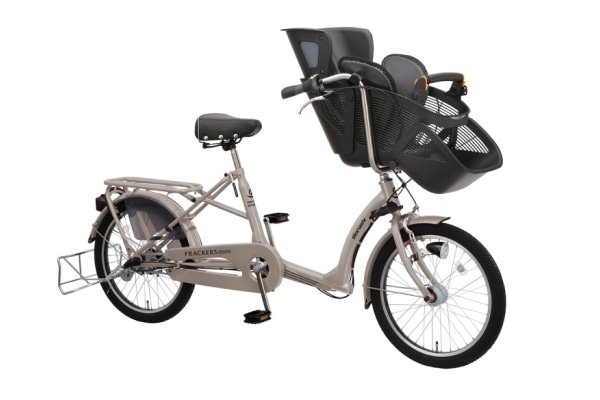 子供乗せ自転車 丸石サイクル ふらっか～ずシュシュ ウォームグレー 20インチ 2023年モデル FRCH203Z