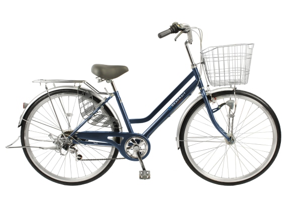 シティサイクル・ママチャリ 武田産業 CHACLE SEAKRAIT（シークライト） ネイビー 26インチ FX-CC266SK-HDR-BAA