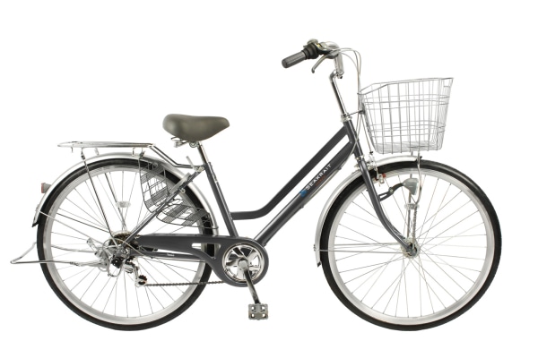シティサイクル・ママチャリ 武田産業 CHACLE SEAKRAIT（シークライト） ダークグレー 27インチ FX-CC276SK-HDR-BAA
