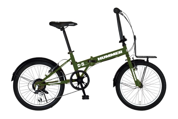 折りたたみ自転車 HUMMER(ハマー) HUMMER FDB206 TANK-G Matte Green 20インチ