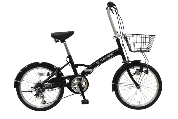 折りたたみ自転車 cyma compact ブラック 20インチ