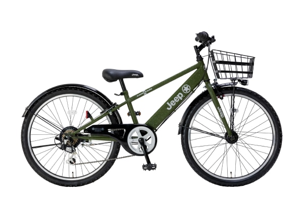 こども用自転車 JEEP(ジープ) JE-20S/JE-22S/JE-24S OLIVE 24インチ 2024年モデル JE-24S