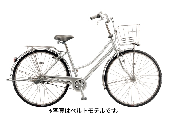 シティサイクル・ママチャリ BRIDGESTONE(ブリヂストン) ロングティーン デラックス L型 M.XRシルバー 27インチ LX7LT5