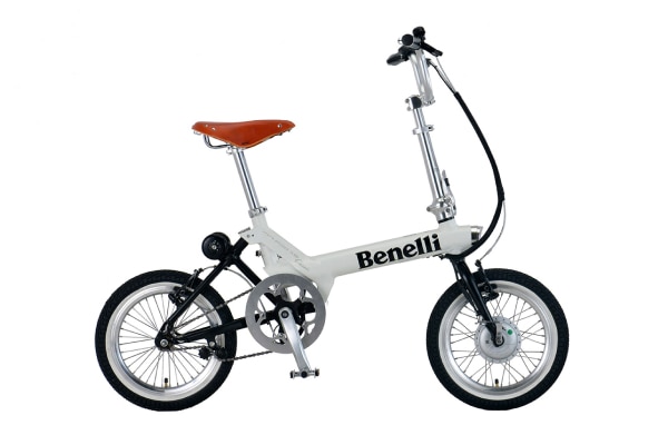 折りたたみ自転車 電動アシスト自転車 BENELLI(ベネリ) miniFold16 Classic Bianco latte 16インチ 2020年モデル MF16C-BL