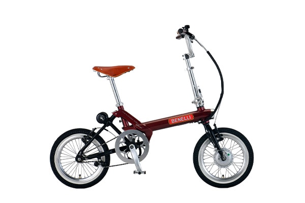 折りたたみ自転車 電動アシスト自転車 BENELLI(ベネリ) miniFold16 Classic Rosso vino 16インチ 2020年モデル MF16C-RV