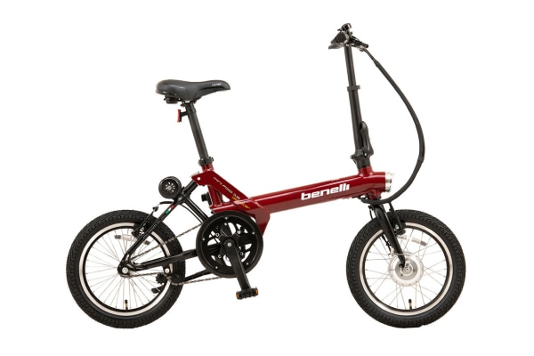 折りたたみ自転車 電動アシスト自転車 BENELLI(ベネリ) miniFold16 popular コズミックレッド 16インチ MF16P-RE