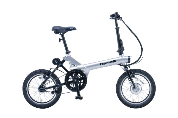 折りたたみ自転車 電動アシスト自転車 BENELLI(ベネリ) miniFold16 popular プラス コズミックシルバー 16インチ MF16P-REplus