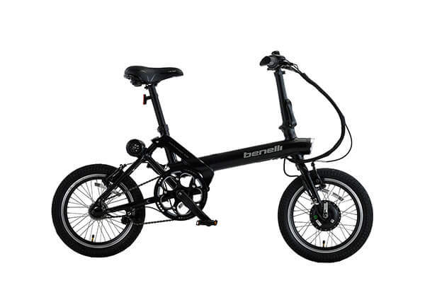 折りたたみ自転車 電動アシスト自転車 BENELLI(ベネリ) benelli miniFold16 ブラック 16インチ MF16-B