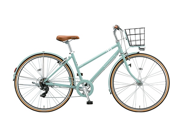 スポーツ車 シティサイクル・ママチャリ BRIDGESTONE(ブリヂストン) カゴ付きMARKROSA 7S E.Xグレイッシュミント 26インチ 2023年モデル MR67T3-BK